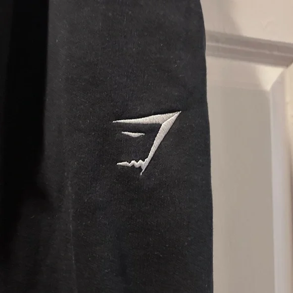 Gymshark Black Women‘s Jogger Sweatpants with Embroidered Logo - Picture 3 of 4